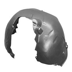 2017-2018 Audi A4 Passenger Side Fender Liner Rear Section, Vacuum Form, B9_AU1249133