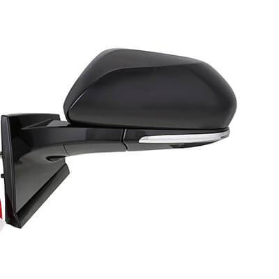 2017-2018 Toyota Prius Primes Mirror (Passenger Side); Power; Heated; Manual Folding; w_ Turn Signal; w_o Blind Spot Monitor; Cap Convex Glass; TO1321369; 8791047570