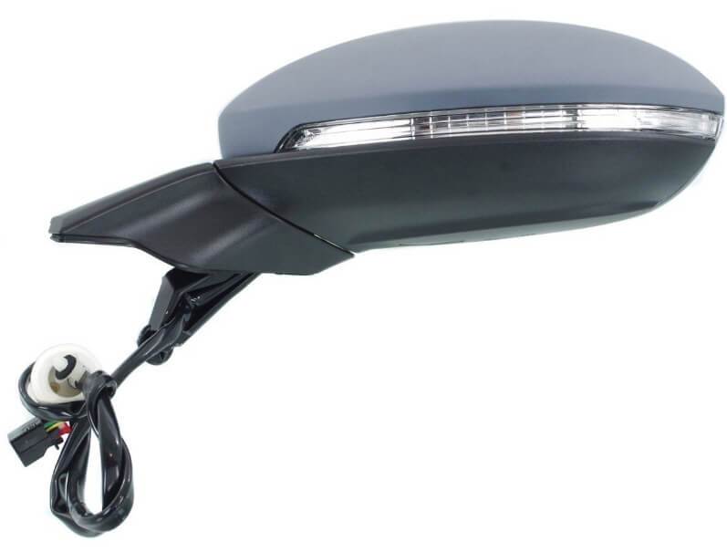 2017-2018 Volkswagen Golf Alltrack Side View Mirror (Heated; w/ Signal Light; Driver-Side) - VW1320154