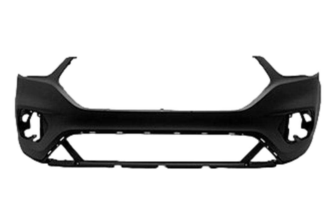 2017-2019 Ford Escape Front Bumper Painted WITHOUT- Park Assist Sensor Holes GJ5Z17757APTM FO1014121