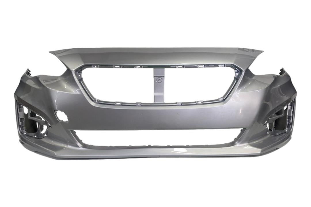 2017-2019 Subaru Impreza Front Bumper Painted Ice Silver Metallic (G1U), Sedan,Wagon 57704FL10A SU1000185 clipped_rev_1
