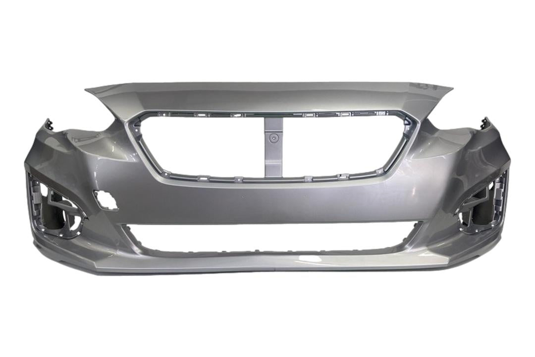 2017-2019 Subaru Impreza Front Bumper Painted Ice Silver Metallic (G1U), Sedan,Wagon 57704FL10A SU1000185  clipped_rev_1
