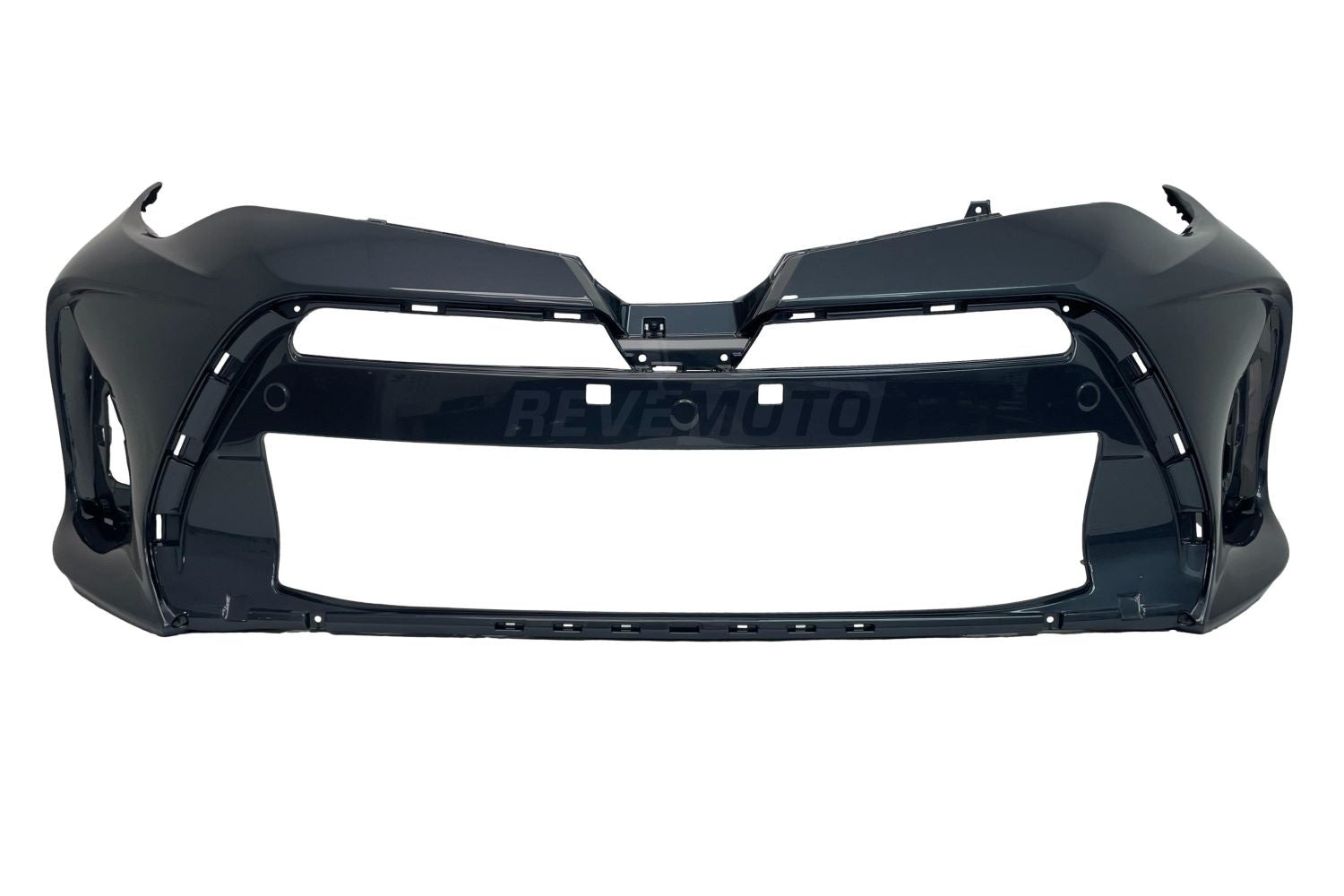 23067_2017-2019 Toyota Corolla Front Bumper Painted Slate Metallic (1F9) WITH Sport - ReveMoto Painted Auto Body Parts