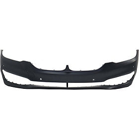 2017-2019 BMW 5Series Front Bumper; w/o M-Pkg; Sedan; w/o HL Washer Holes; w/ Park Assist Sensor Holes; w/ Parking Distance Control Holes; w/ IPAS; BM1000469; 51117427445