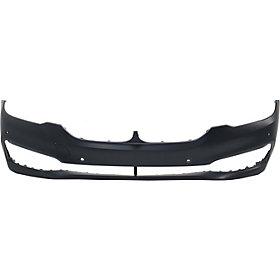2017-2019 BMW 5Series Front Bumper; w/o M-Pkg; Sedan; w/o HL Washer Holes; w/ Park Assist Sensor Holes; w/ Parking Distance Control Holes; w/ IPAS; BM1000469; 51117427445