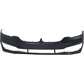 2017-2019 BMW 5Series Front Bumper; w/o M-Pkg; Sedan; w/o HL Washer Holes; w/o Park Assist Sensor Holes; w/o Parking Distance Control Holes; w/o IPAS; BM1000467; 51117427447