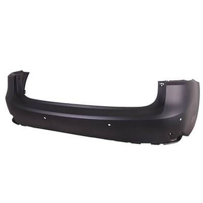 2017-2019 Lexus IS350 Rear Bumper; Sedan- w_ Park Assist Sensor Holes; Made of Plastic; LX1100201; 5215953947