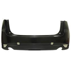 2017-2019 Mazda CX-5 Rear Bumper; w/o Park Assist Sensor Holes; Upper Primed; Lower Textured; MA1100226; KBYA5022XBB