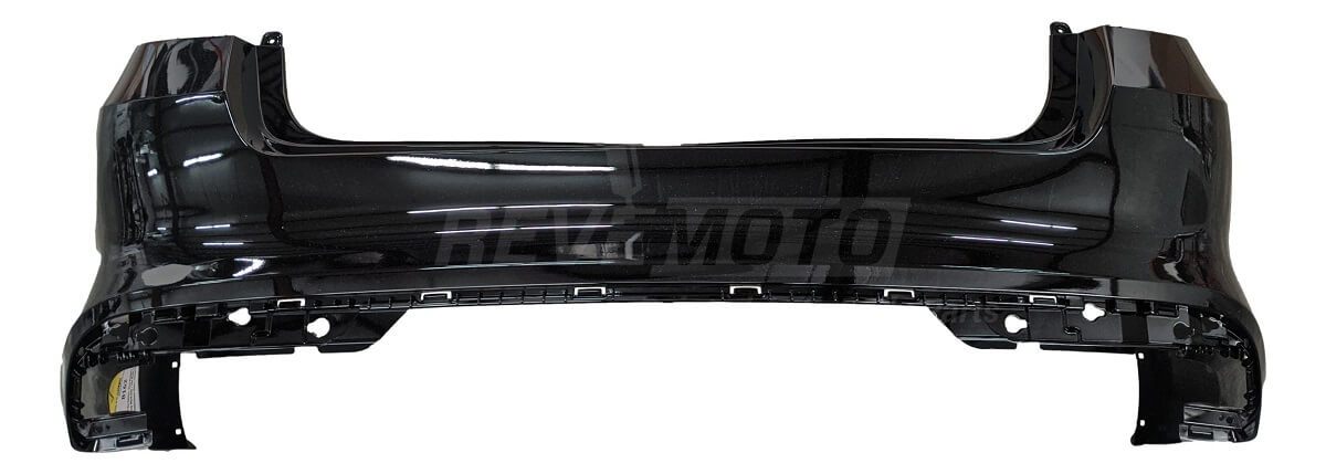 2018 Kia Optima Rear Bumper Painted, Ebony Black (EB), USA Built, w_o Park Assist Sensor Holes, Except Hybrid_86611D5000_KI1100204