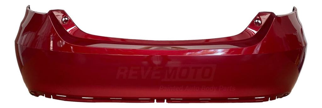 2015 Toyota Camry Rear Bumper Painted Ruby Flare Pearl (3T3), Without Parking Sensor Holes 5215906989_TO1100315