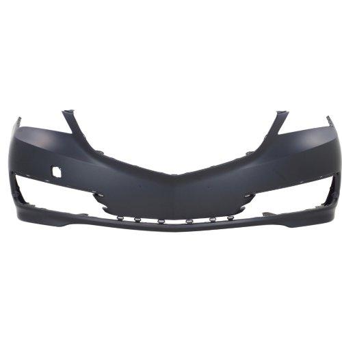 2017 Acura TLX Front Bumper Cover (W-out Park Assist Sensor Holes; W/out Head Light Washer Holes; w/o Advance Pkg) ReveMoto Painted Auto Body Parts