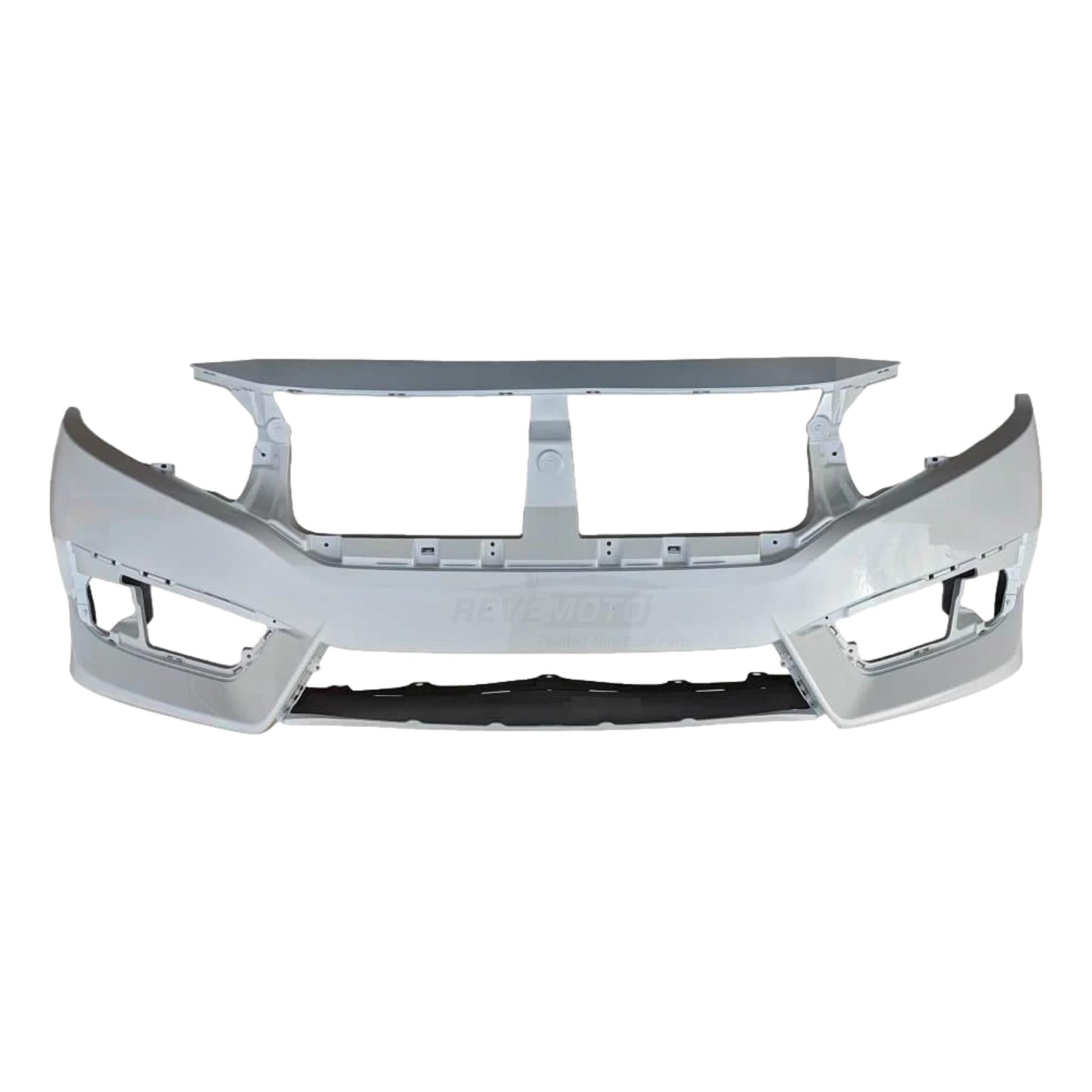 2016-2019 Honda Civic Front Bumper Painted_Coupe/Sedan (Except: SI & Hatchback Models)_Orchid White Pearl (NH788P)_04711TBAA00ZZ