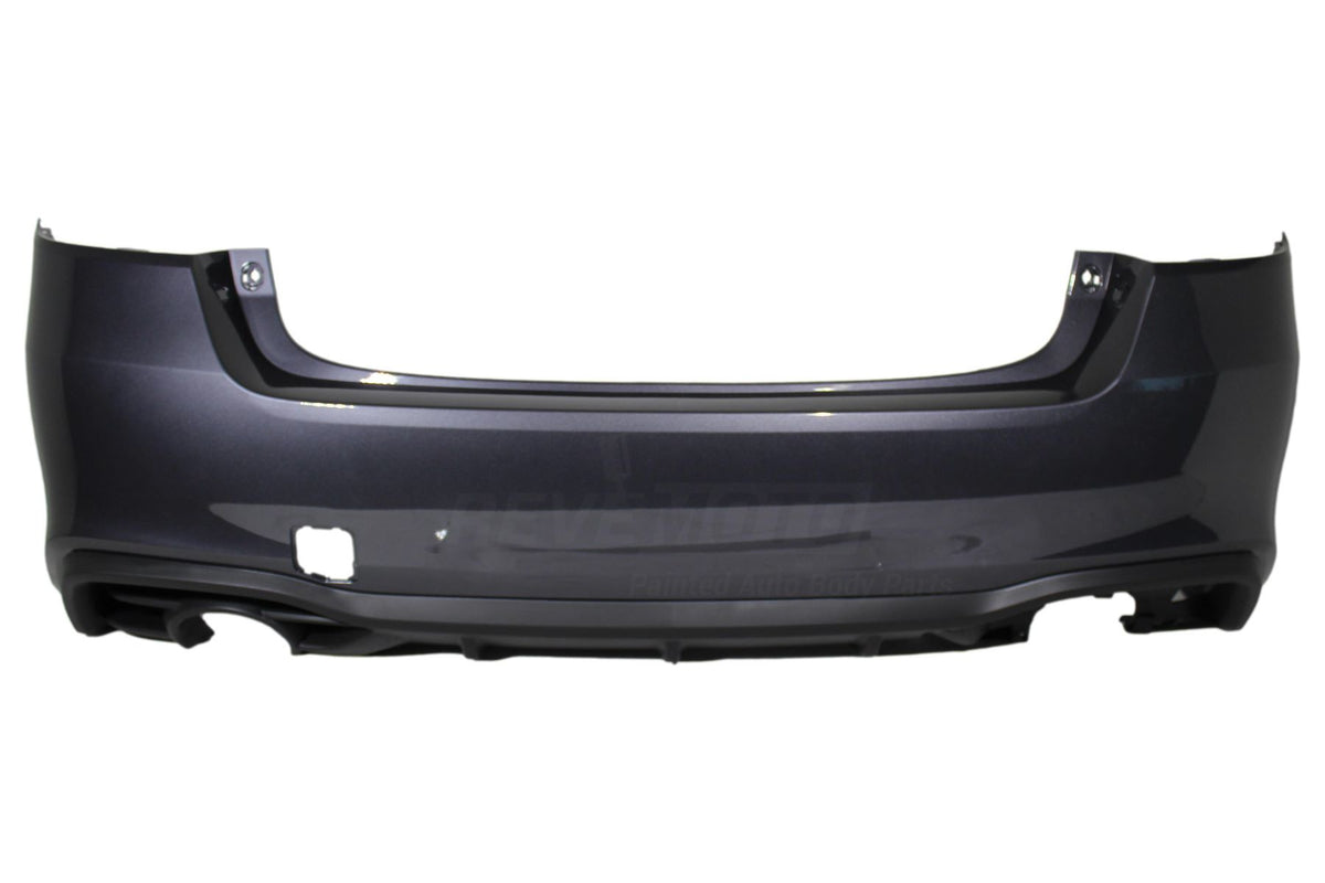 2018-2019 Subaru Legacy Rear Bumper Painted Magnetite Gray Metallic (MG2) Without Park Assist Holes - ReveMoto