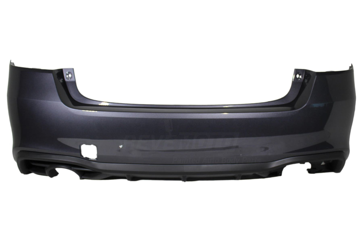 2018-2019 Subaru Legacy Rear Bumper Painted Magnetite Gray Metallic (MG2) Without Park Assist Holes - ReveMoto