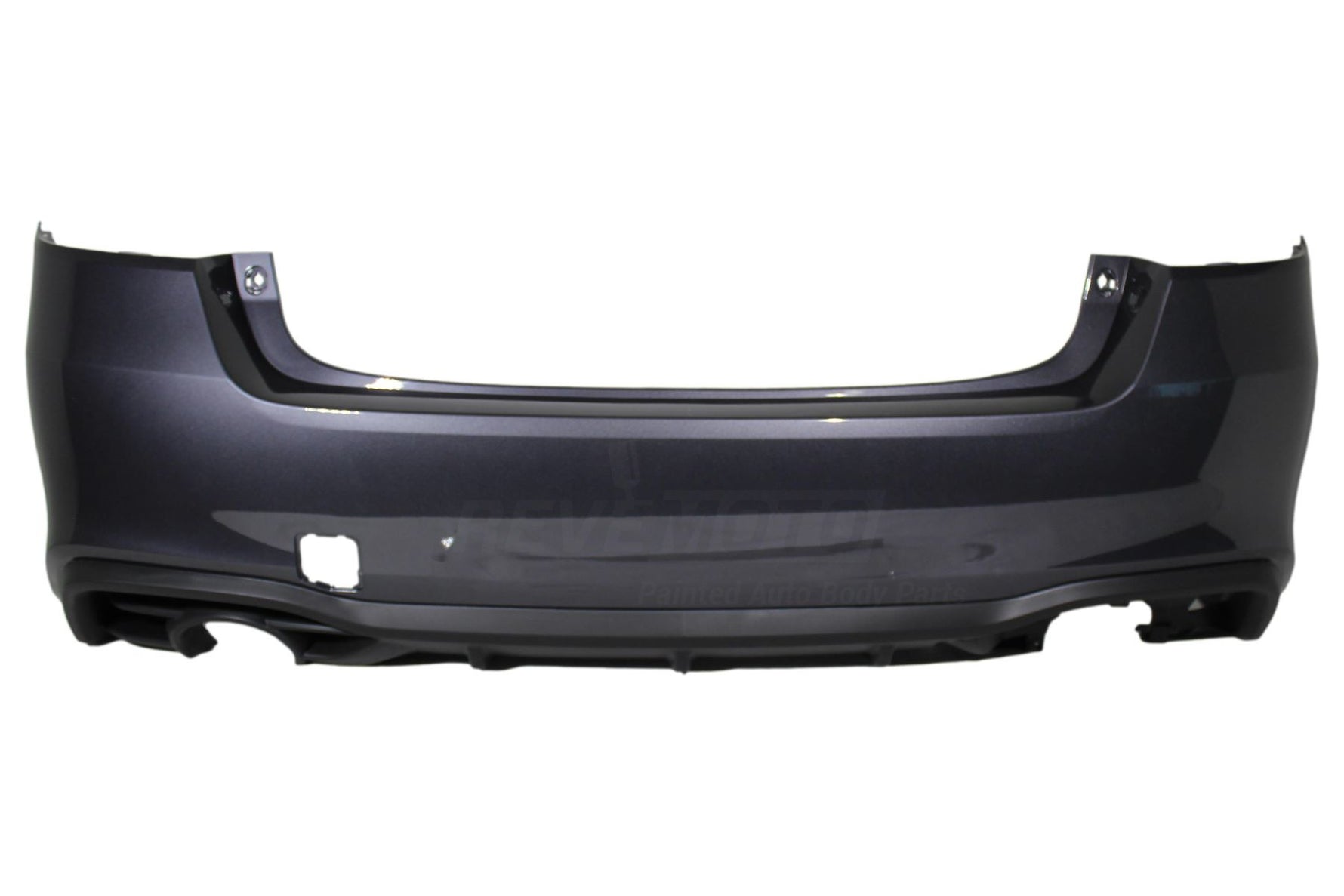 2018-2019 Subaru Legacy Rear Bumper Painted Magnetite Gray Metallic (MG2) Without Park Assist Holes - ReveMoto