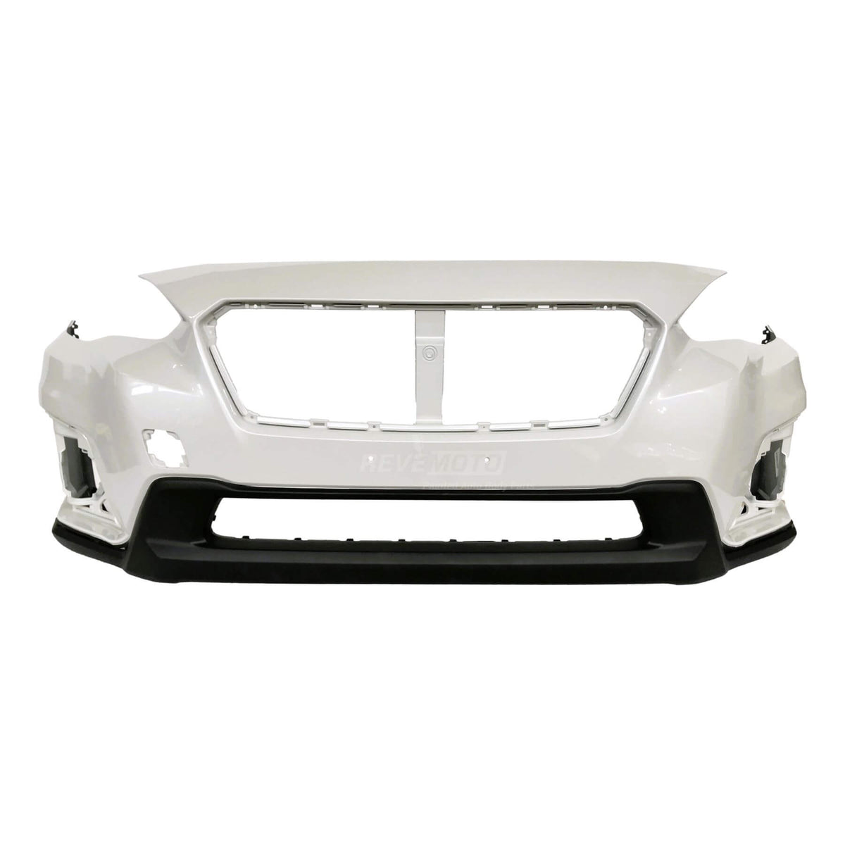 2018-2020 Subaru Crosstrek Front Bumper Painted Crystal White Pearl (K1X) _2018-2020 Except Hybrid SKU 57704FL010