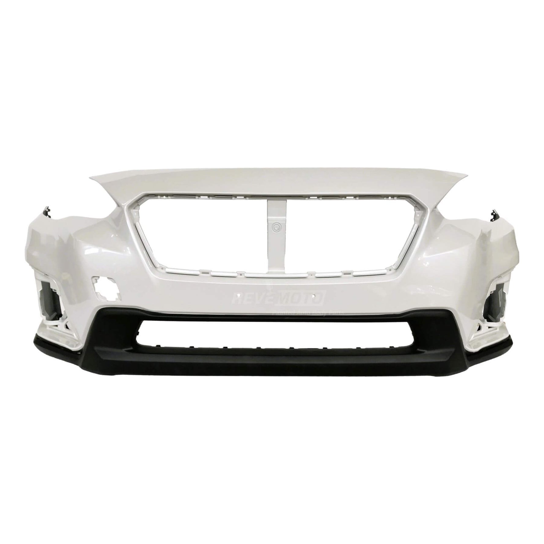 2018-2020 Subaru Crosstrek Front Bumper Painted Crystal White Pearl (K1X) _2018-2020 Except Hybrid SKU 57704FL010