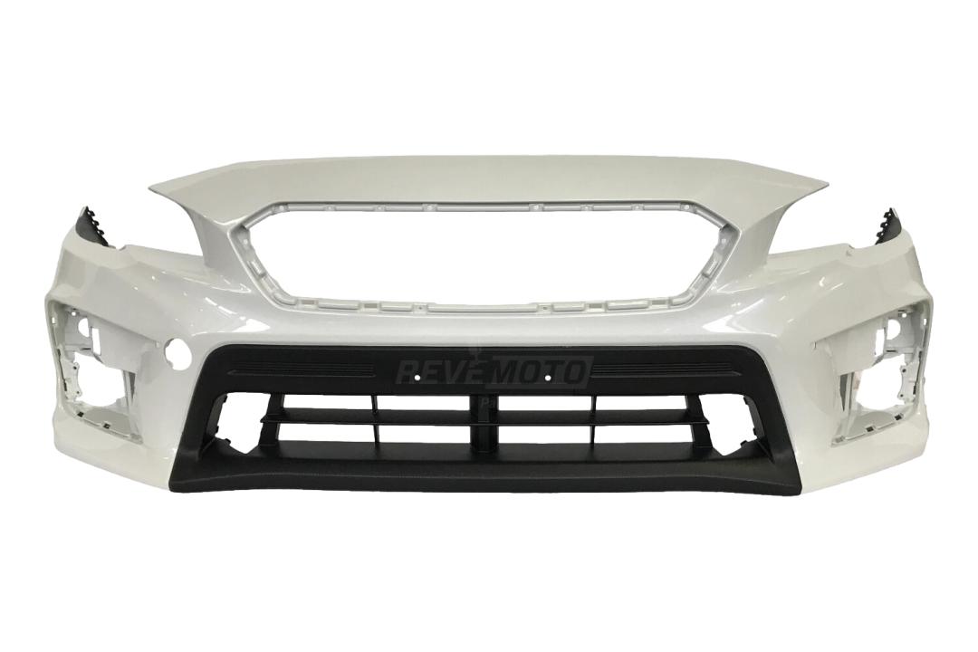 2018-2021 Subaru WRX STI Front Bumper Painted_Crystal_White_Pearl_K1X_WITH: Textured Lower Center Area_ 57704VA050_ SU1000190