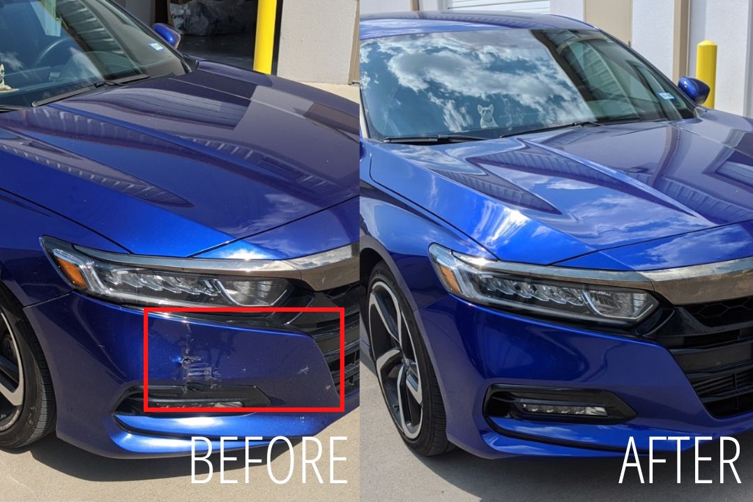 2018-2020 Honda Accord Front Bumper Lifestyle Before and After Photos