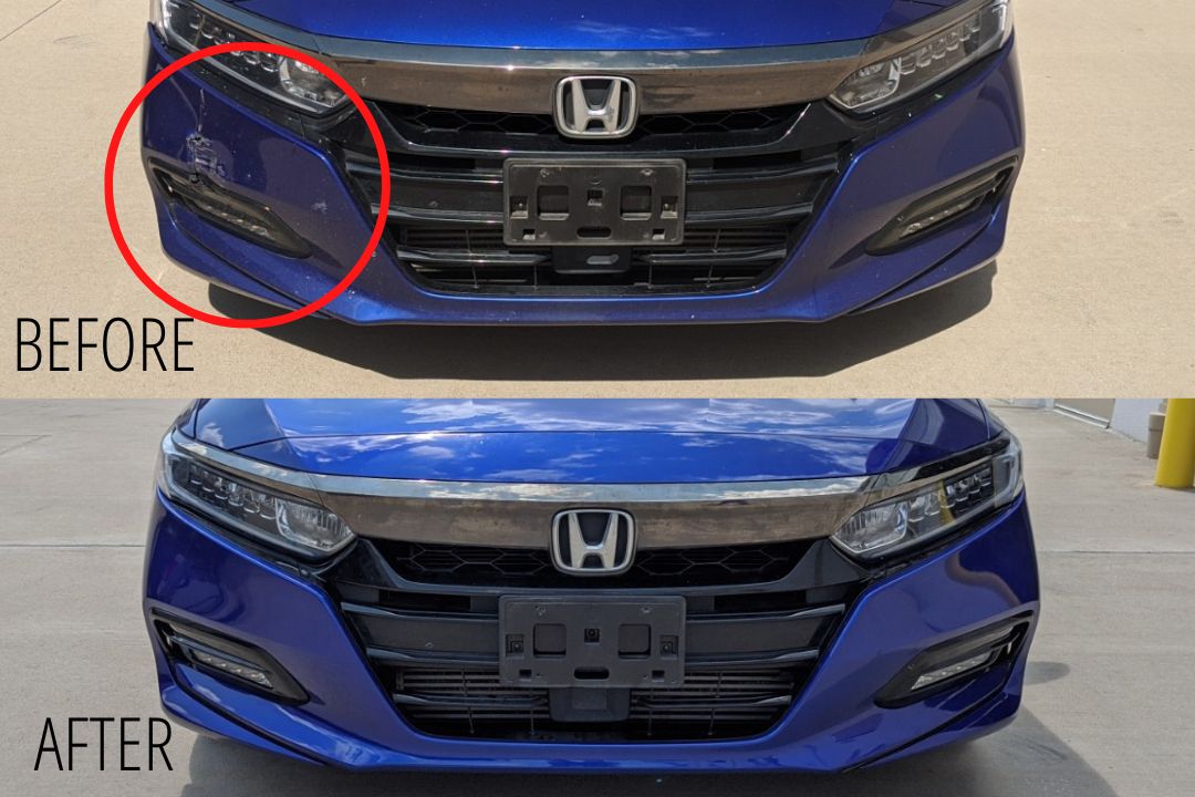 2018-2020 Honda Accord Front Bumper Lifestyle Before and After Photos