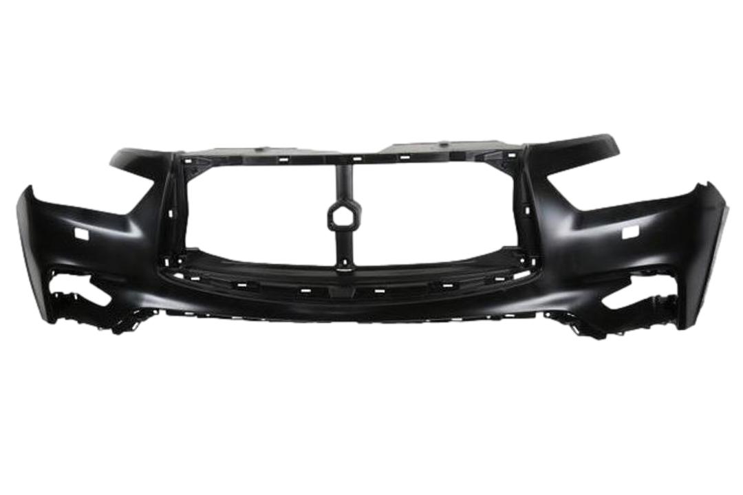 2018-2023 Infiniti QX80 Front Bumper Painted (Upper Cover) 620226GW1H IN1014101 ReveMoto Replacement Painted Car Parts Painted Auto Parts