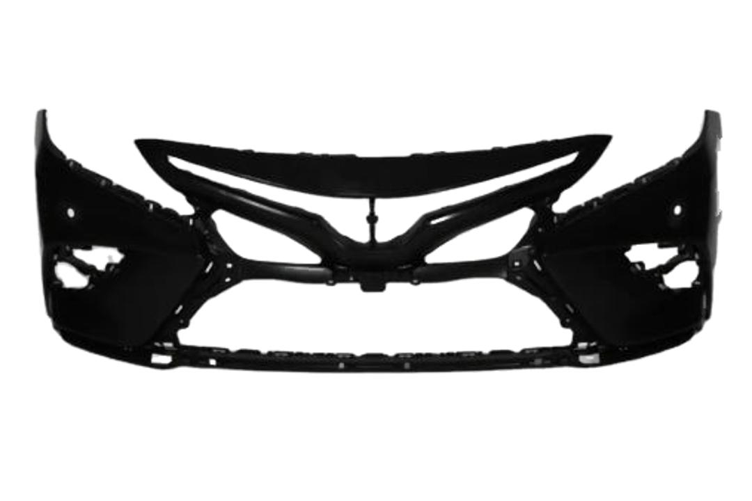 2018-2024 Toyota Camry Front Bumper Painted (Aftermarket | TRD Models) 521190X952 TO1000470 ReveMoto Painted Auto Parts Replacement