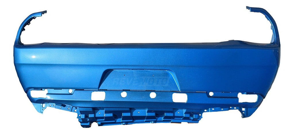2015-2021 Dodge Challenger Rear Bumper without Park Assist Sensor Holes Painted Surf Blue Pearl (PQD) 68259761AC_CH1100996