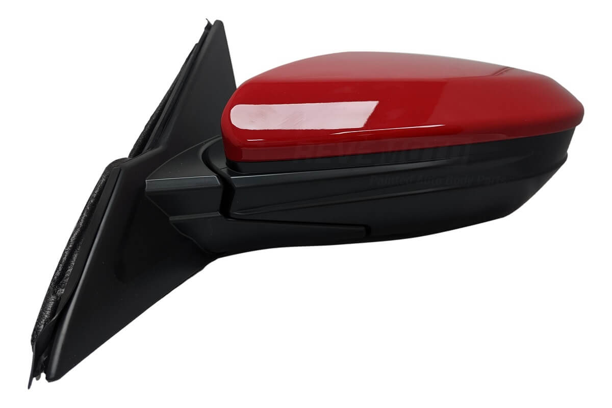2018 Honda Civic, Painted Side View Mirror Driver Side, Rallye Red (R513), Coupe_Sedan, Power, Non-Heated, w_o Signal Light
