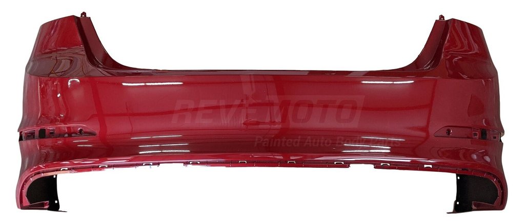 2019 Hyundai Elantra Rear Bumper Painted Scarlet Red Pearl_PR2_KoreaBuilt_ without sport 86611F2000