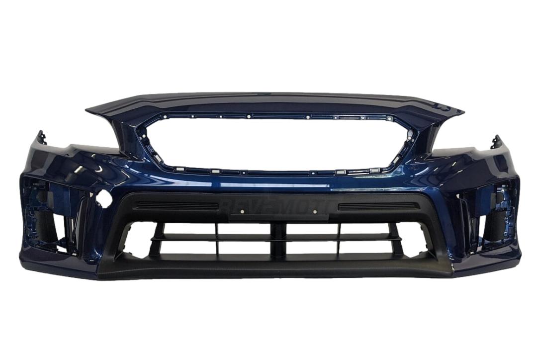 2018-2021 Subaru WRX STI Front Bumper Painted_Lapis_Blue_Pearl_K3X_WITH: Textured Lower Center Area_ 57704VA050_ SU1000190