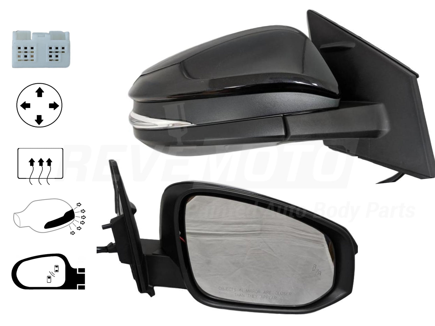 2017 Toyota RAV4 Side View Mirror Painted