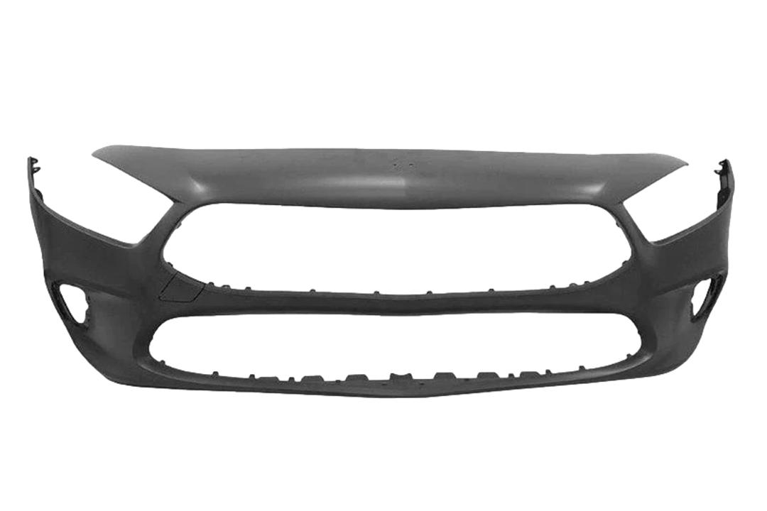 2019-2022 Mercedes-Benz A220 Front Bumper Painted_OEM_WITHOUT-AMG Line__WITH-Tow Hook Hole Cover_WITHOUT-Active Park Assist_17788001009999_MB1000592