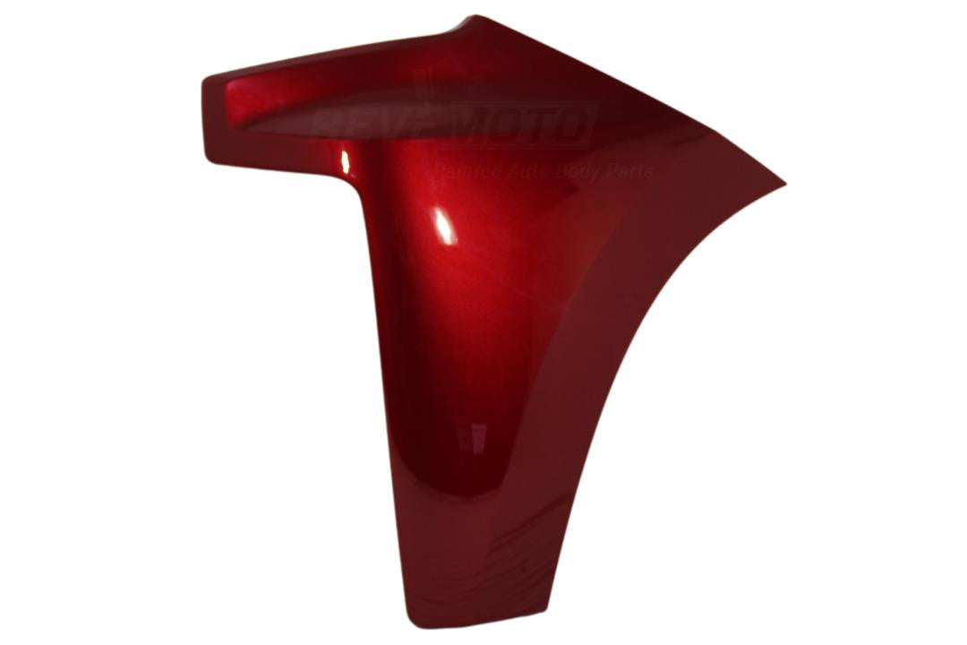 2019-2022 Chevrolet Silverado Front Bumper End Cap Extension Painted (Driver-Side | Mexico Built) Cherry Bomb Pearl 1 (WA252F) 84934129 GM1016111 ReveMoto Painted Auto Parts Replacement