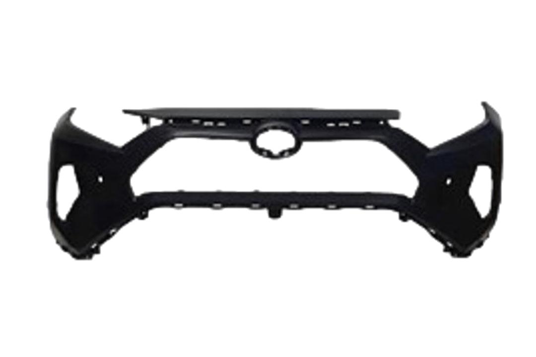 2019-2024 Toyota RAV4 Front Bumper Painted (WITH: Park Assist Sensor Holes) 521190R920 TO1000450 ReveMoto Painted Auto Parts Replacement 