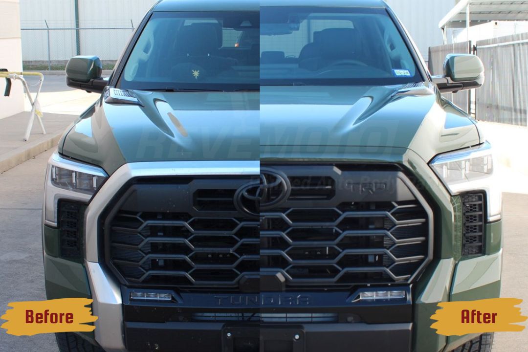 2022-2023 Toyota Tundra Grille Surround Molding Painted Army Green (6V7)