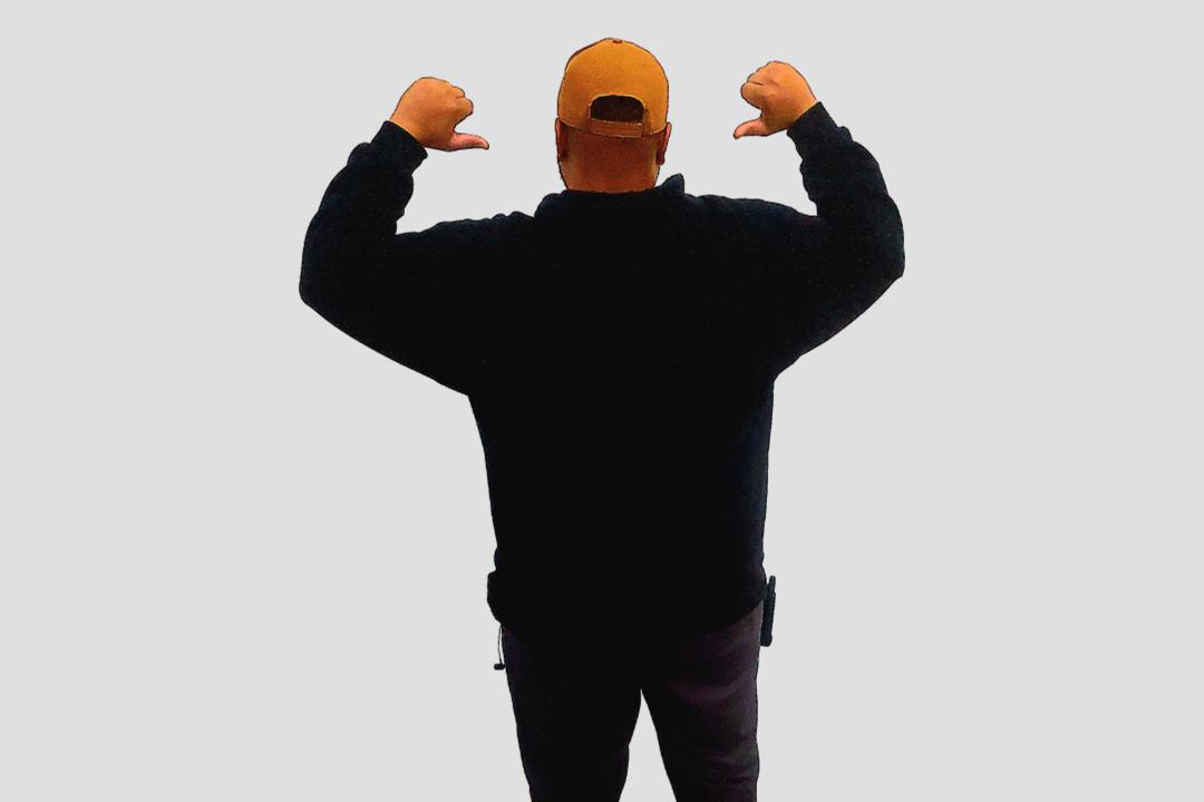 ReveMoto Hoodie When Worn - back