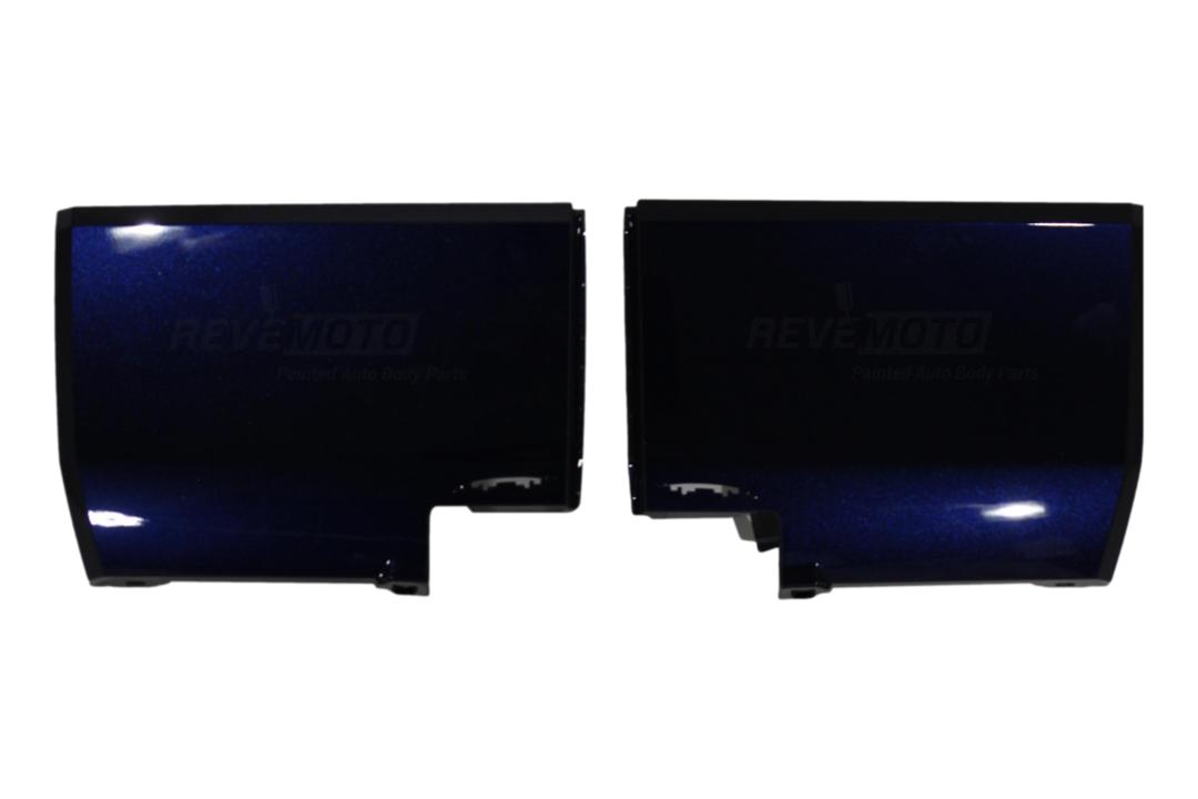 2022-2024 Toyota Tundra Rear Bumper End Cap Painted (WITHOUT: TRD Pro Models) Dark Blue Mica 8X8