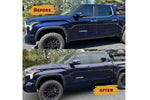 2022 Toyota Tundra Door Handles BEFORE and AFTER ReveMoto Painted Auto Parts Replacement