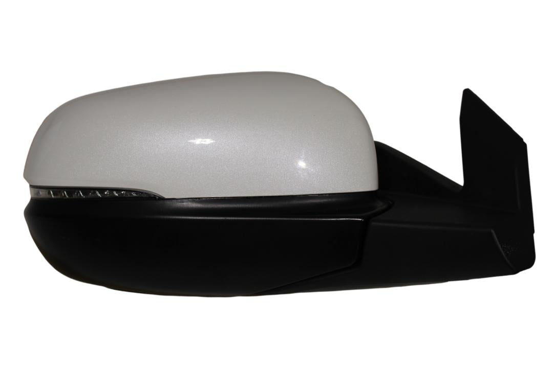 2019-2022 Honda Pilot Side View Mirror Painted (Right; Passenger-Side)_EX-L Models | WITH: Power, Heat, Turn Signal Light, Memory | WITHOUT: Auto-Dimming (Painted Upper Cover, Unpainted Base)_Platinum_White_Pearl_NH883P_76200TG7A71ZE_ HO1321335