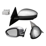 2019-2021 Nissan Altima Side View Mirror Painted (Left, Driver-Side) Gun Metallic (KAD) Sedan WITH: Power, Heat, Turn Signal Light, Side View Camera 963026CA1CPFM NI1320315