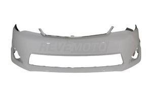 2012-2014 Toyota Camry Front Bumper Painted Super White II (40) L,LE,XLE Including Hybrid (Except SE Model) OEM5211906974