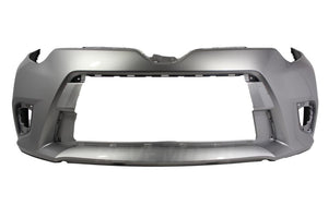 2014-2016 Toyota Corolla Front Bumper Painted Classic Silver Metallic (1F7) WITHOUT Sport Bumper, Chrome Grille Molding 5211903904