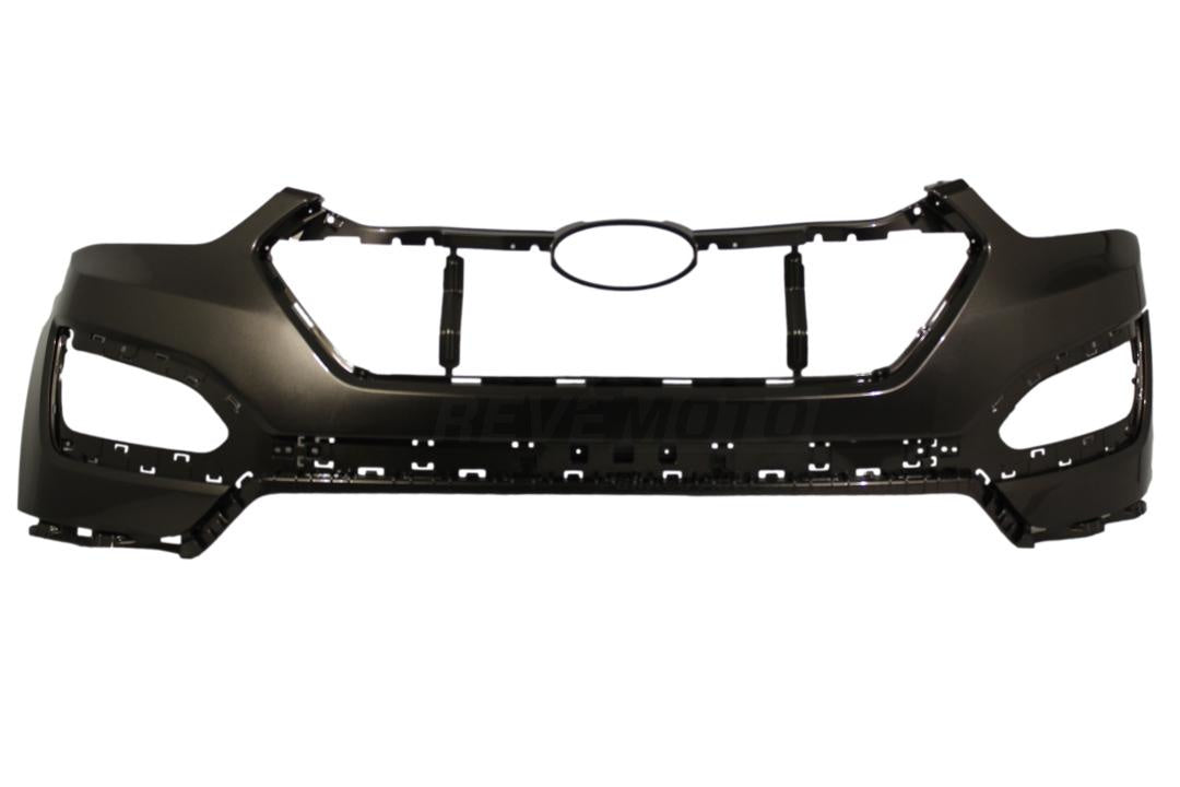 2013-2016 Hyundai Santa Fe Sport Front Bumper Painted Cabo Bronze Metallic (D0) WITHOUT: Park Assist Sensor Holes 865114Z000