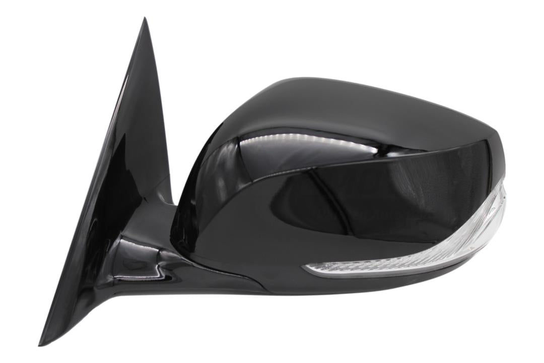 2014-2019 Infiniti Q50 Side View Mirror Black Obsidian (KH3) Driver-Side 963024HB0A/963026HH0A/963026HH0B IN1320129