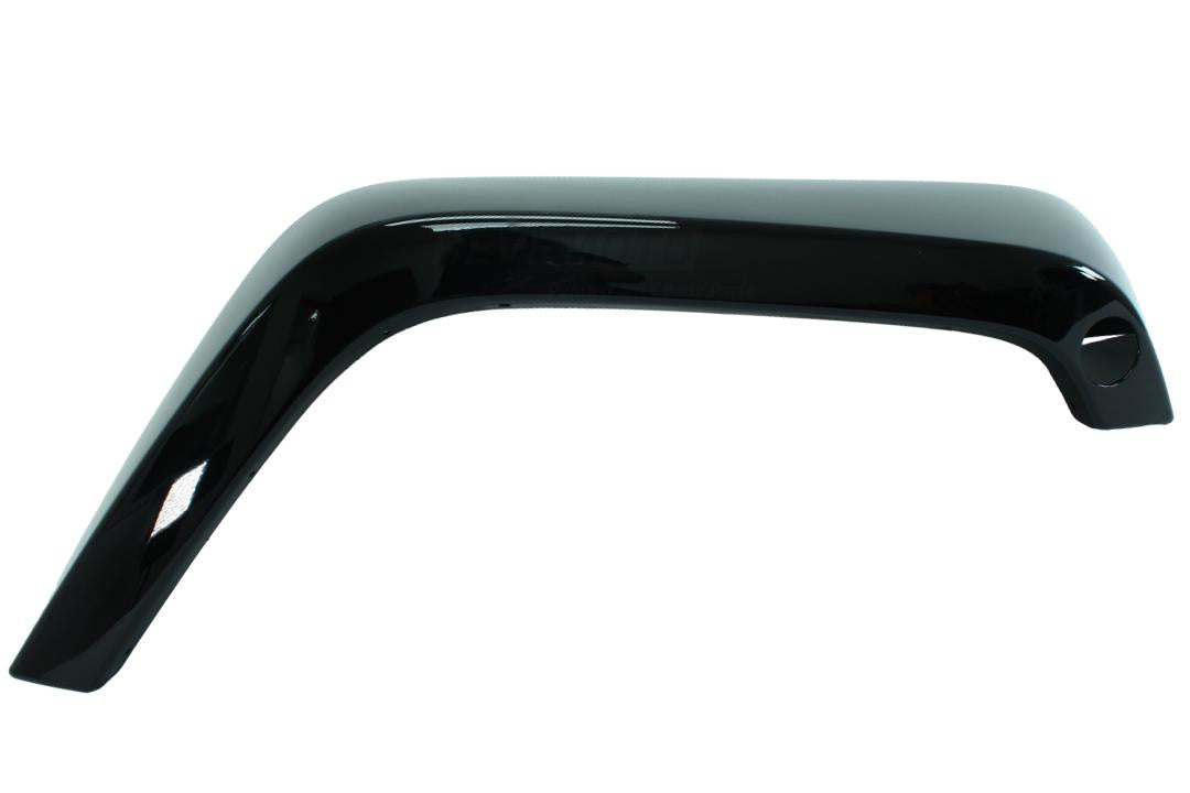 Painted Front Fender Flare for 2018 Jeep Wrangler JK (Passenger-Side) Black (PX8) 5KC86TZZAJ 