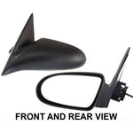 2000 Chevrolet Metro Side View Mirror Painted To Match Vehicle