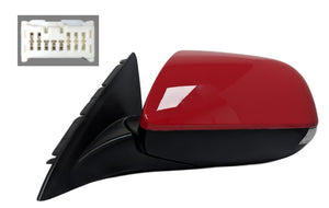 2009 Acura TSX Driver Side View Mirror, Heated, With Memory, With Signal Lamp, Painted Milano Red (R81)_76250TL0315ZD