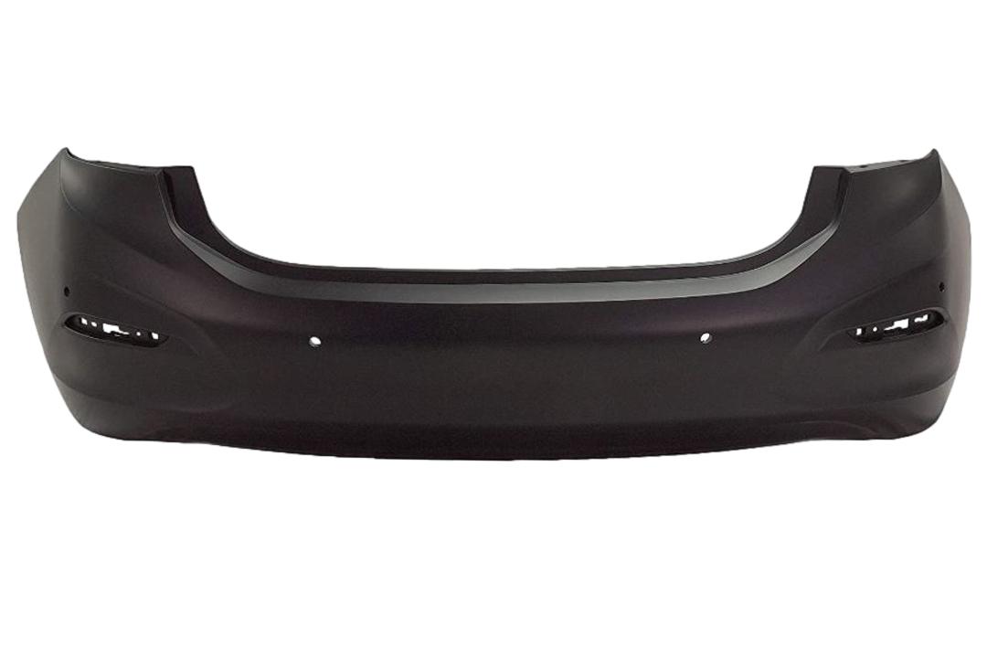 2016-2019 Chevrolet Cruze Rear Bumper Painted (OEM) Sedan WITH: Obstacle Detection, Blind Spot Brackets, Park Assist Sensor Holes | WITHOUT: RS Package 42646244-GM1100992