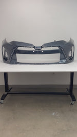 2017-2019 Toyota Corolla Front Bumper Painted Slate Metallic (1F9) WITH Sport - ReveMoto Product Video