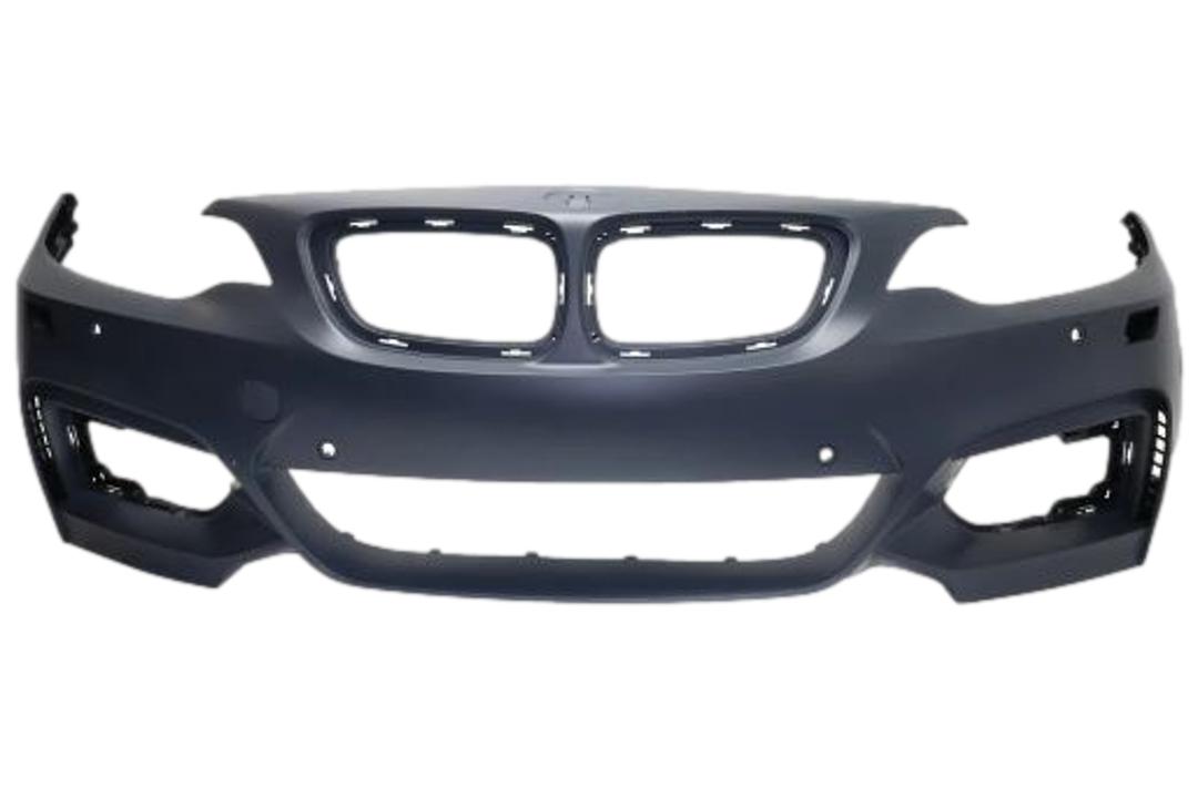 2014-2016 BMW 2-Series Front Bumper Painted (Coupe/Convertible) WITH: M-Package, Park Distance Sensor Holes, Head Light Washer Holes, Park Assist Sensor Holes 51118058097